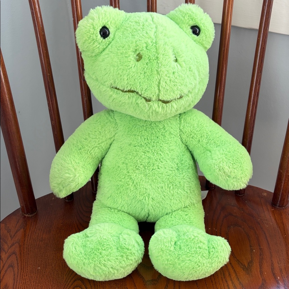 Build-A-Bear Workshop Spring Green Frog Plush Stuffed Animal